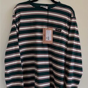 Miu Miu Striped Long Sleeve Shirt